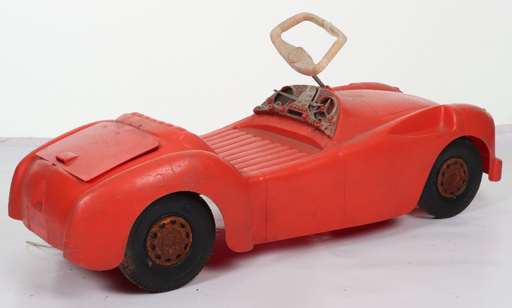 A Marx moulded plastic Triumph TR2 child’s sit on push-along Sports car, circa 1970 - Image 4 of 6