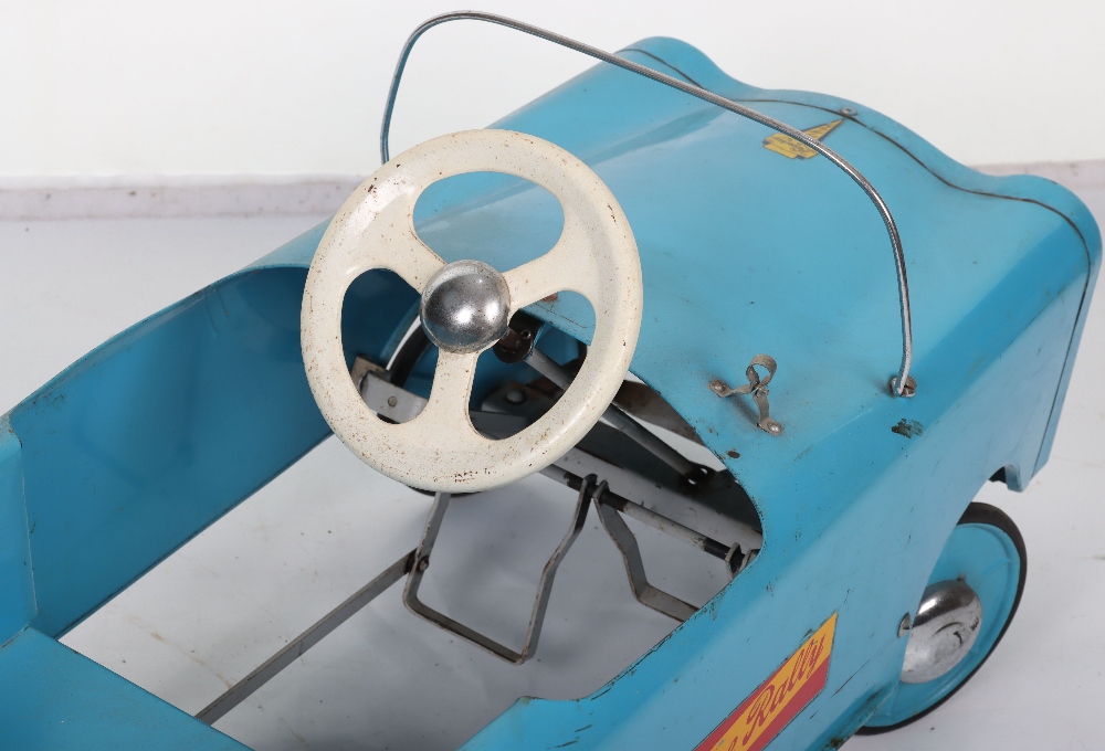 A Leeway pressed steel child’s Alpine Rally pedal car, English 1950s - Image 6 of 8