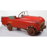 A scarce Tri-ang Commercial pressed steel child’s pedal Transporter Truck, English 1950s