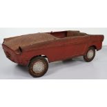 M & G (Morellett & Guerineae) pressed steel Caravelle child’s pedal car, French 1956