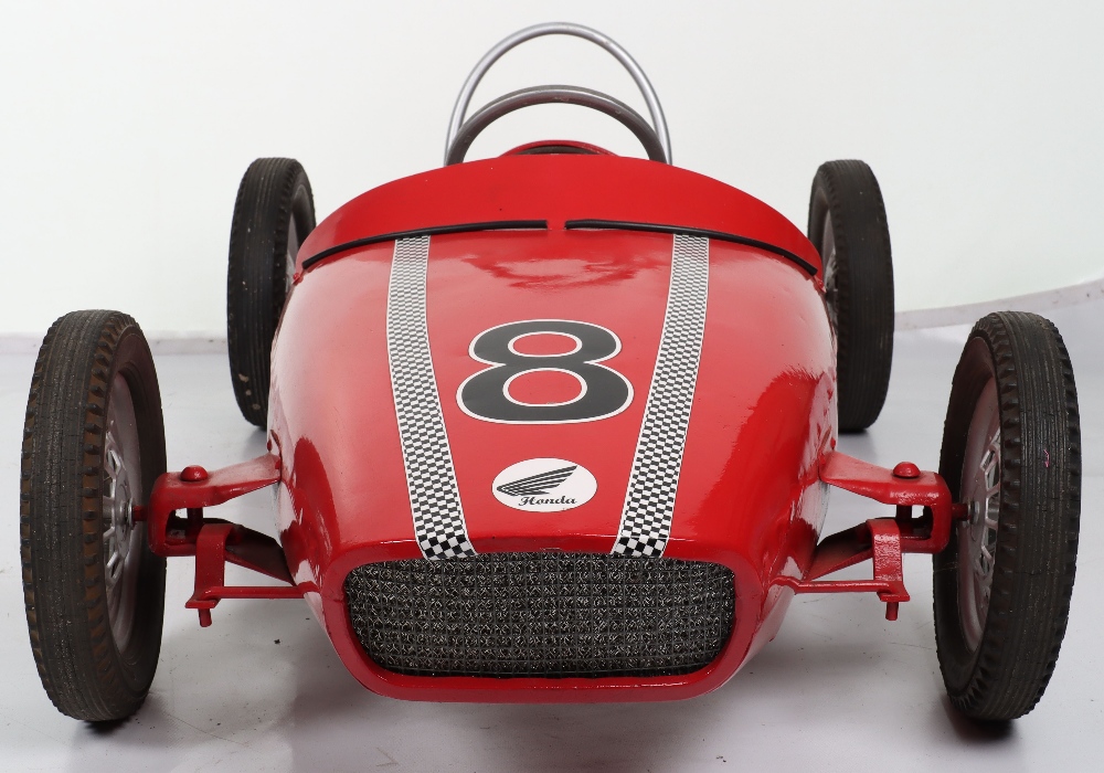 A scarce M & G (Morellett & Guerineae) Honda child’s motor racing pedal car, French circa 1970 - Image 2 of 8