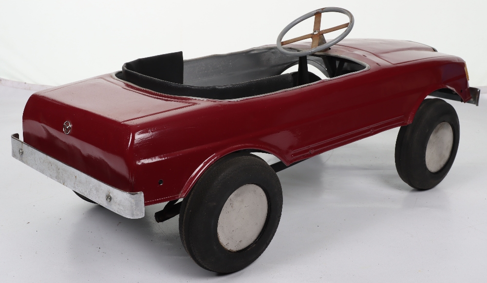 A Mercedes 500SEC Sports pressed metal child’s pedal car, probably English 1970s - Image 4 of 7