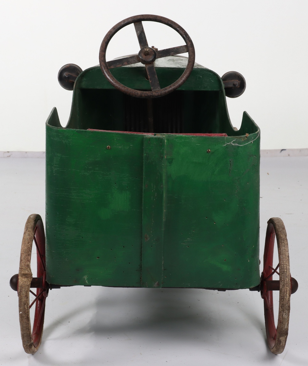 A Lines Bro Ltd wooden child’s pedal car, English 1920s - Image 8 of 8