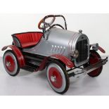 A classic USA reproduction pressed steel child’s pedal car, American circa 2000