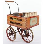 Small Tri-ang Toy Dairy Cart, 1940s