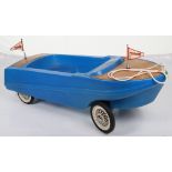 Tri-ang plastic child’s pull-along/ pedal boat, English 1970