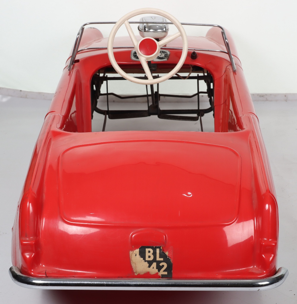 A Tri-ang Toys rare and early hard plastic MG Midget child’s pedal Sports car, English released 1963 - Image 7 of 11