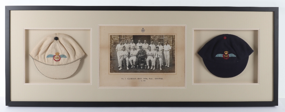 1920’s Royal Air Force (RAF) College Cranwell Sports Cricket Caps