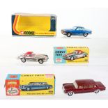 Three Corgi Toys Mercedes Benz Models