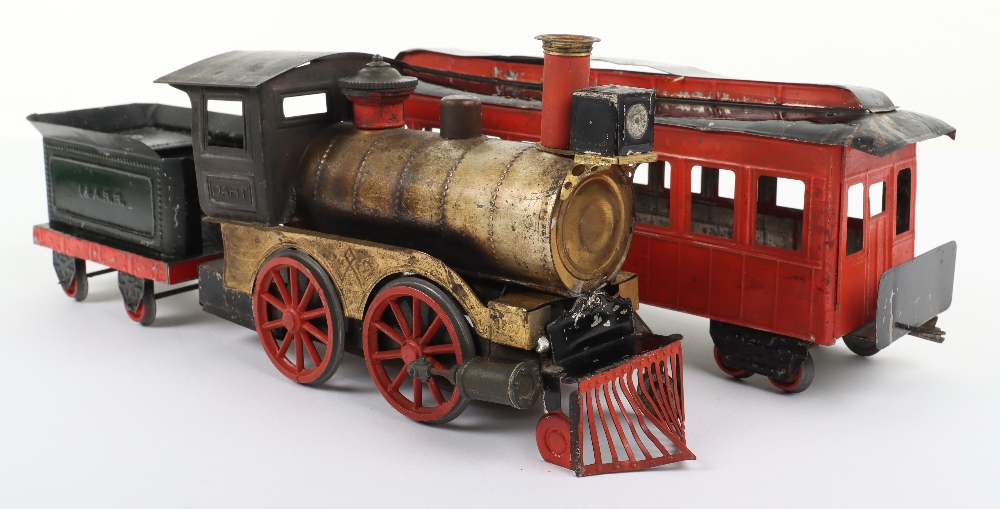 A Weeden Dart live steam locomotive, tender and Passenger coach, American circa 1890, - Image 3 of 4