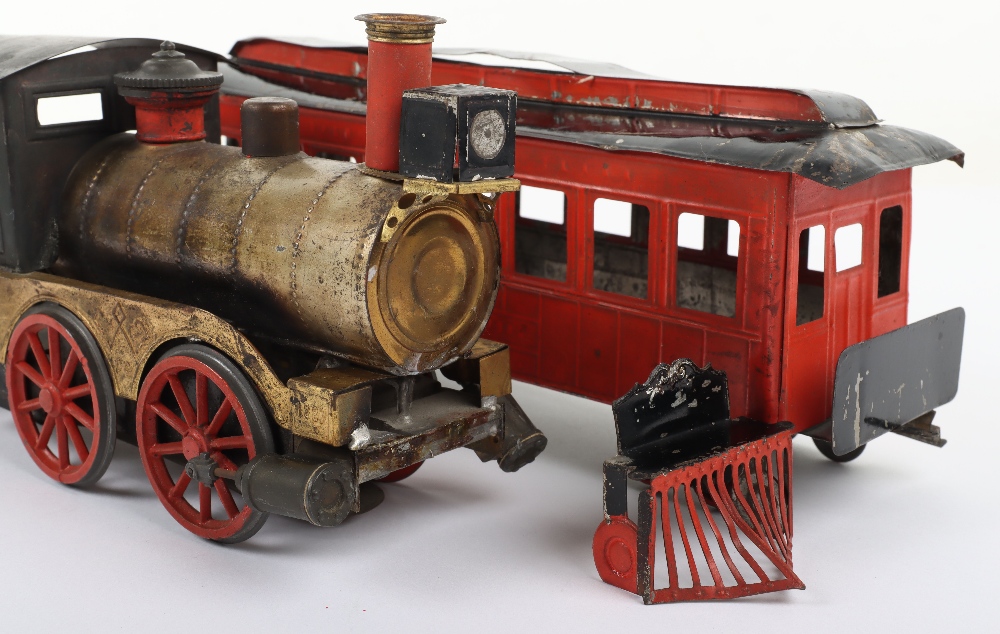 A Weeden Dart live steam locomotive, tender and Passenger coach, American circa 1890, - Image 4 of 4