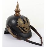 Prussian Model 1867 Regimentally Marked Enlisted Ranks Pickelhaube