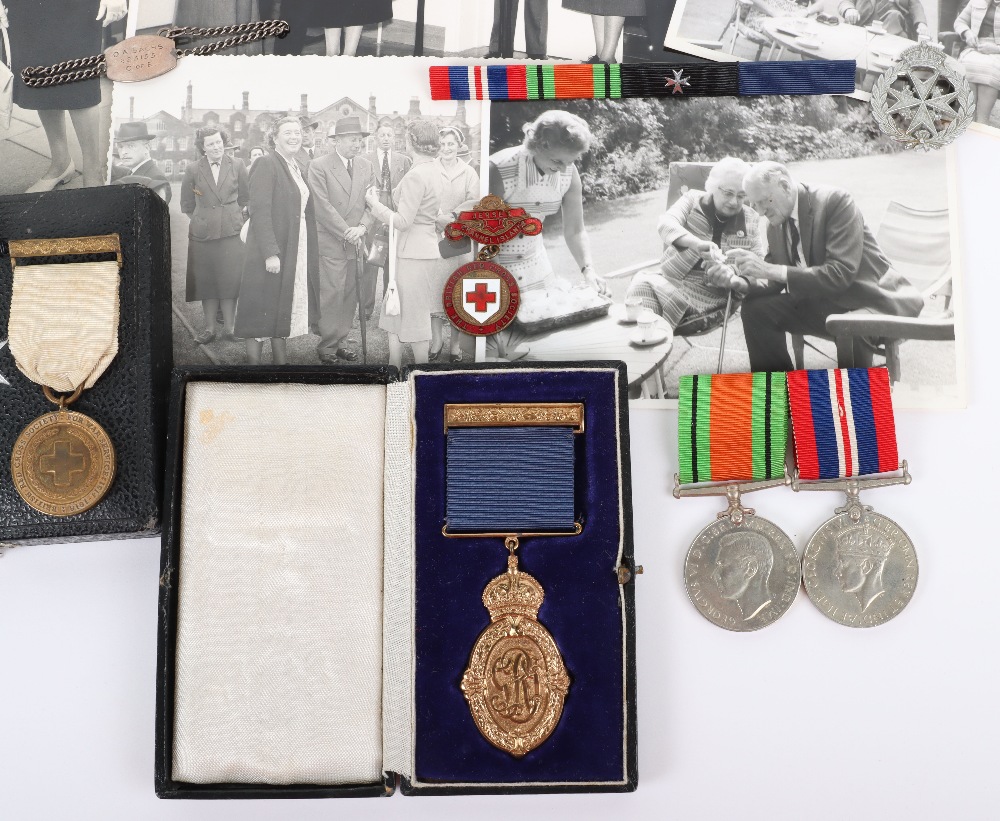 An Interesting Medal Group of Five Awarded to a Resident of Jersey Who Served as a VAD Nurse During - Image 2 of 5