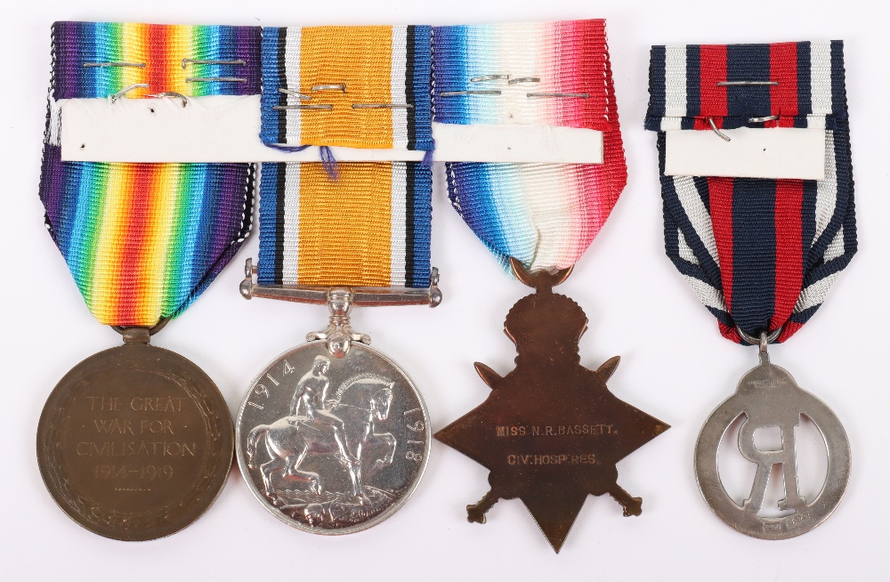 Scarce Great War Trio of Medals to the Civil Hospital Reserve - Image 3 of 3