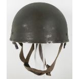 Post War British Airborne Forces Steel Combat Helmet