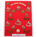Board of Badges Relating to The King’s Liverpool Regiment