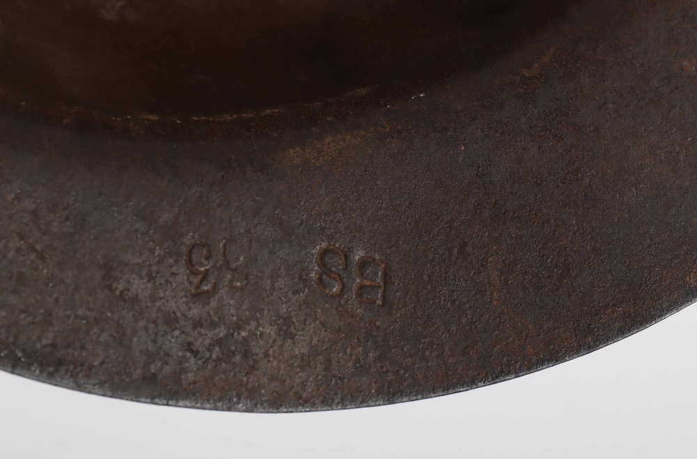 WW1 Regimentally Marked Steel Combat Helmet Shell - Image 9 of 10
