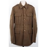 British 1922 Pattern Service Dress Tunic