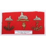 Lincolnshire Territorial Battalion Badges