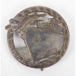 WW2 German Kriegsmarine Blockade Breakers Badge by Schwerin Berlin