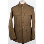 WW1 Oxfordshire University OTC Tunic Belonging to Major Guy Horsman Bailey MC Killed in Action Febru