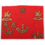Breckonshire Territorial Battalion South Wales Borderers Badges
