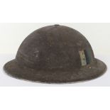 WW2 British Royal Signals Regimentally Marked Steel Combat Helmet