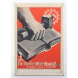 Original Third Reich Poster of Hitler Youth Interest