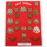 Board of Badges for the East Surrey Regiment