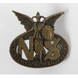 Unusual Ministry of National Service Collar Badge