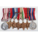 An Interesting Group of Seven Medals to a Qualified Royal Navy Diver Who Having Served Through the S