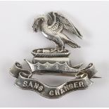 Hallmarked Silver Liverpool Pals Cap Badge