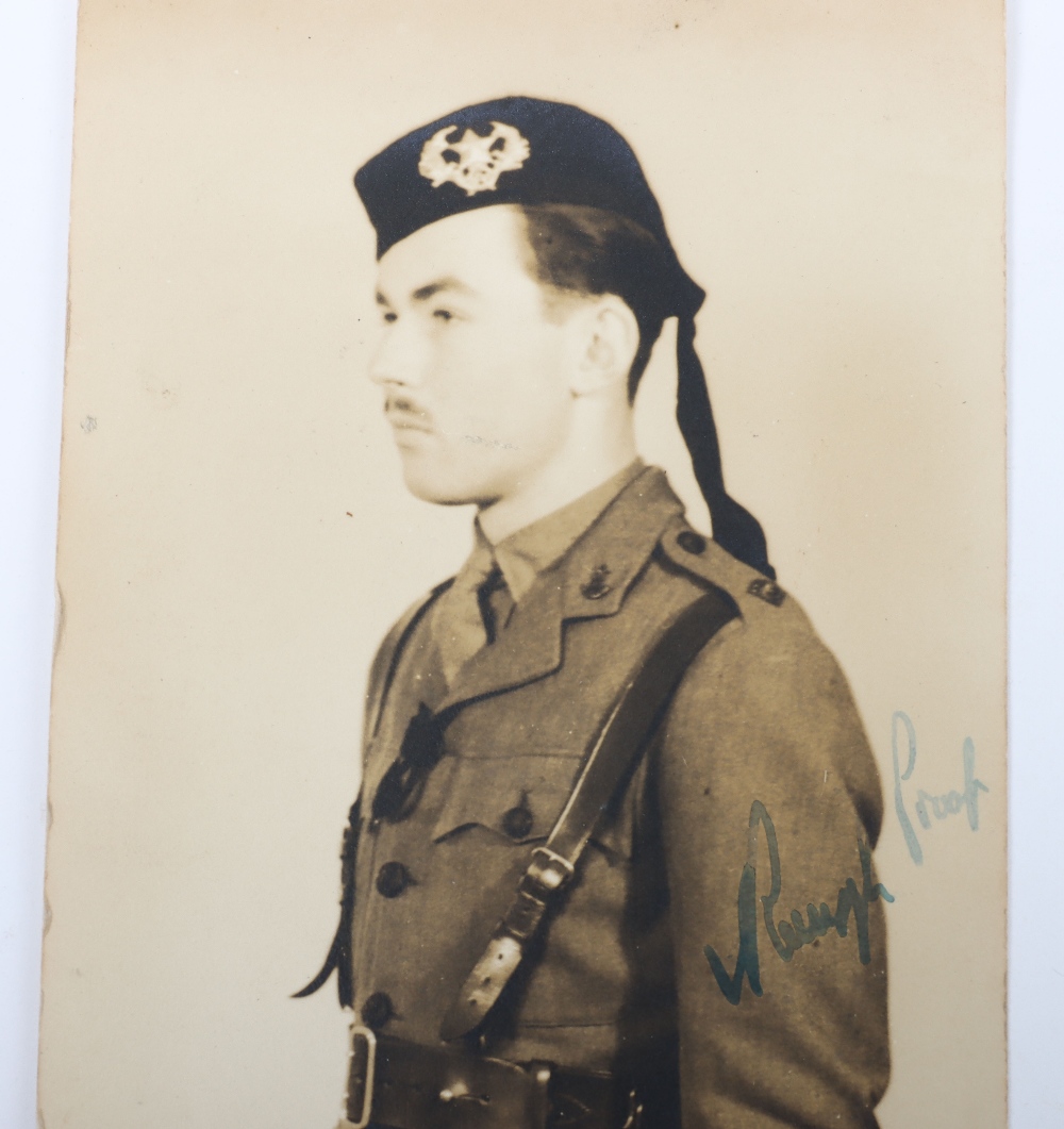 WW2 British B2 Fairbairn Sykes (F.S) Commando Knife and Archive Belonging to Captain Douglas James C - Image 7 of 7