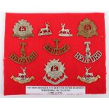 Bedfordshire & Hertfordshire Territorial Battalion Badges