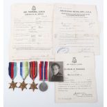 WW2 Campaign Medal Group of Four Attributed to a Former Member of No. 56 (Borough Of Woolwich) Squad