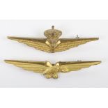 2x Post Fascist Period Italian Aircrew Wings