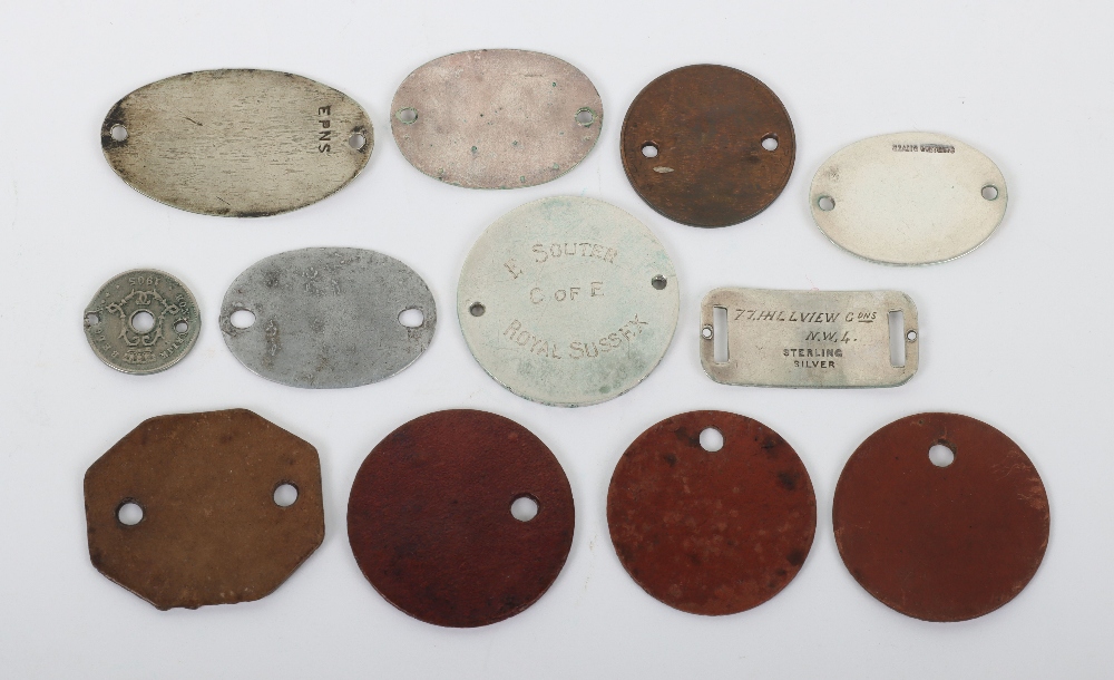 Grouping of Identity Discs of Royal Sussex Regiment Interest - Image 2 of 2