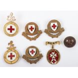 Selection of Kent VAD and Red Cross Badges