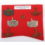 Territorial Battalions Gloucestershire Regiment Badges