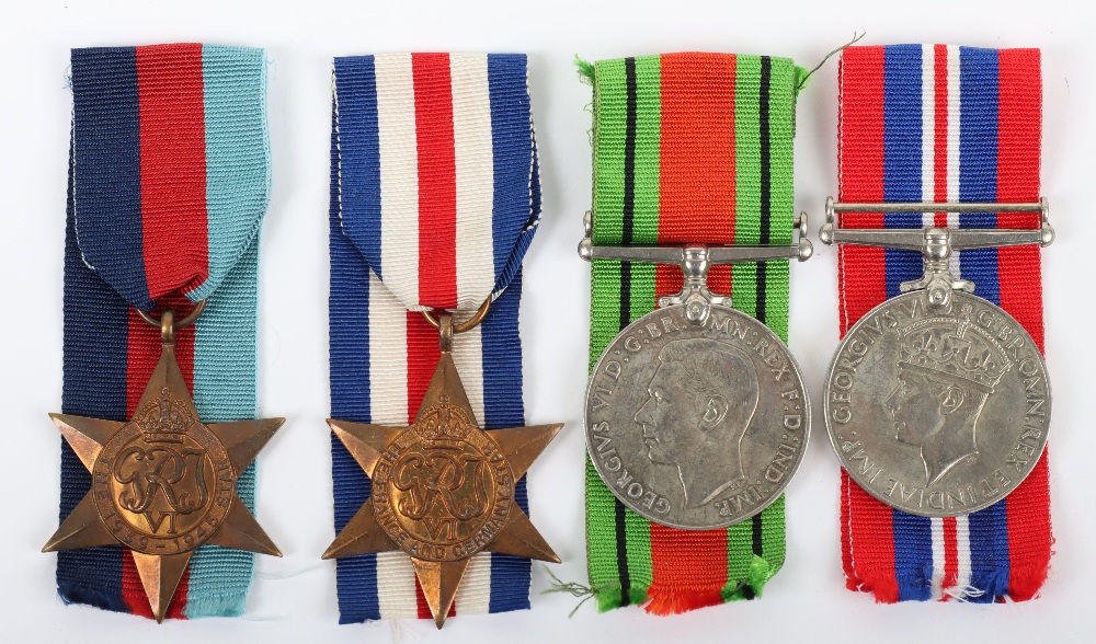 WW2 Royal Air Force Bomber Command Medal & Log Book Grouping of Flying Officer (Pilot) Ronald K Cawd - Image 2 of 11