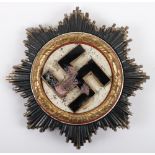 WW2 German Deutsche Kreuz (German Cross) in Gold