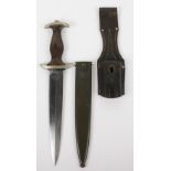 Third Reich Students (N.P.E.A) Dress Dagger by Karl Burgsmuller