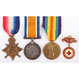 Great War Voluntary Aid Detachment (V.A.D) Medal Group of Three