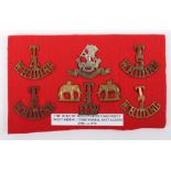Badges of the Territorial Battalions of Duke of Wellingtons West Riding Regiment
