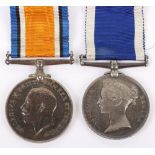 Naval Long Service Medal Pair of HMS Bramble