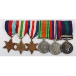 British Officers WW2 & Jewish Revolt Medal Group of Six Royal Army Service Corps