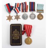* A Group of Six Medals to a Canadian who Served in Northwest Europe During the Second World War and