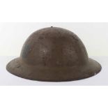 WW1 British Battalion / Divisionally Marked Steel Combat Helmet Shell