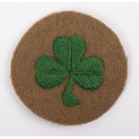 WW1 18th Irish Division Cloth Formation Sign