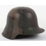 Imperial German Camouflaged M-17 Steel Combat Helmet